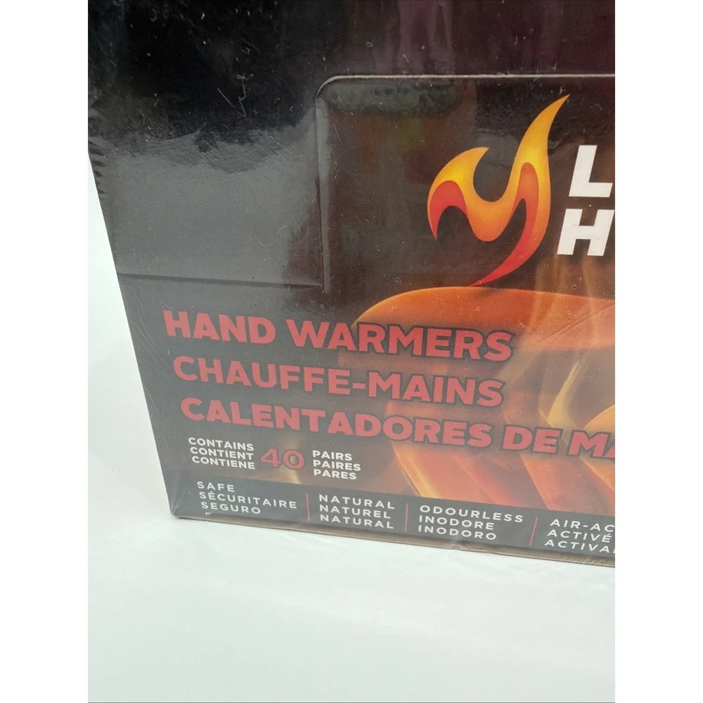 Little Hotties Hand Warmers Disposable Winter Bulk Pack 40 pairs SEALED BOX